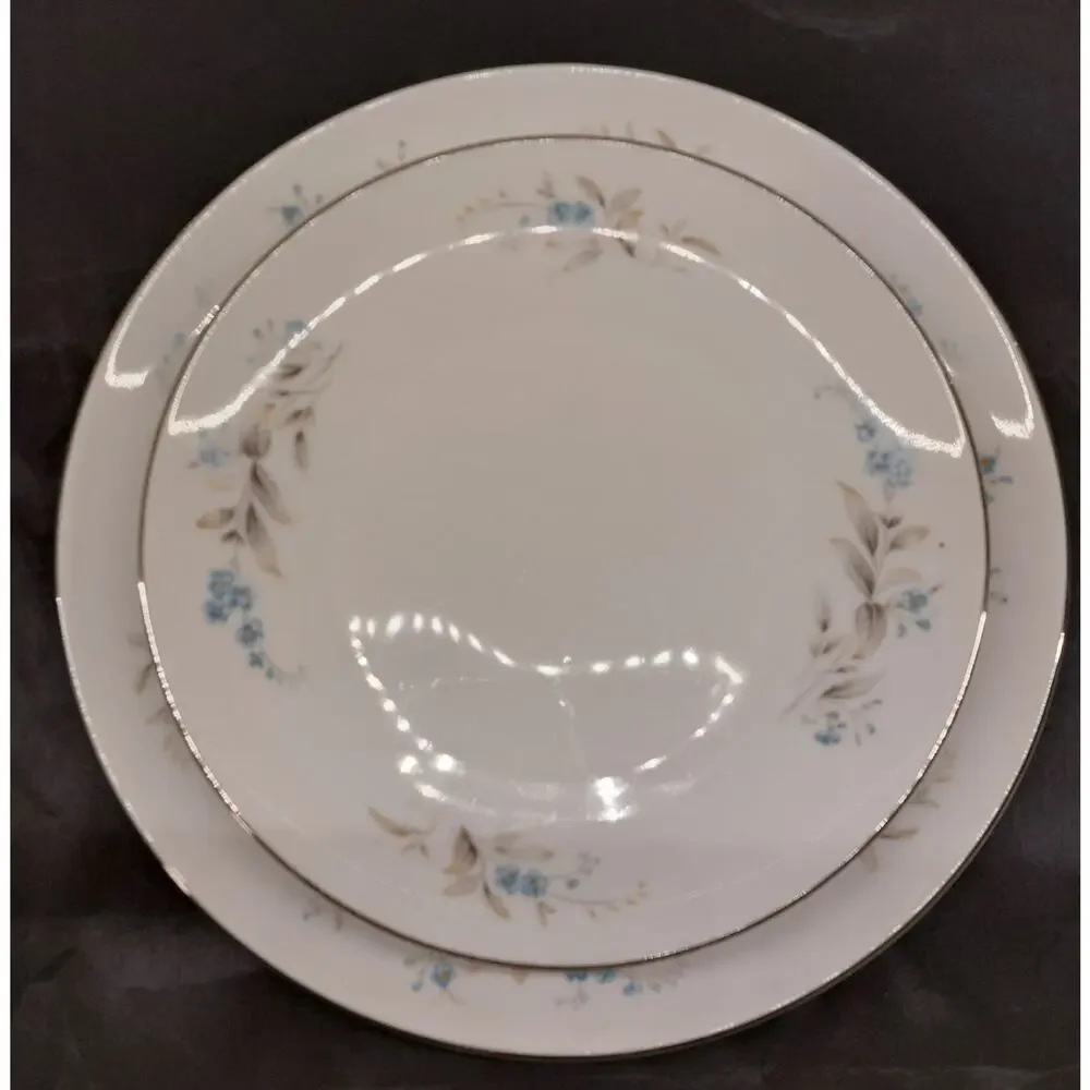 Vintage Fine China of Japan Forget Me Not 4 Pc Setting Teacup Saucer Plates Set
